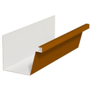 F Style Box Gutter - Cinammon Metals