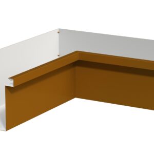 A Style Box Gutter - Cinammon Metals