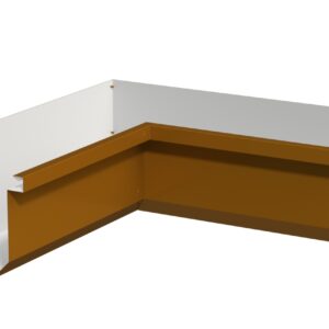 D Style Box Gutter - Cinammon Metals