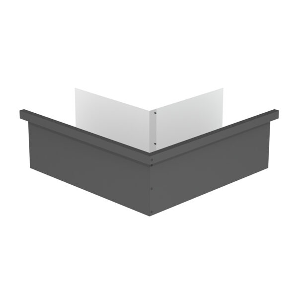 A Style Box Gutter - Cinammon Metals