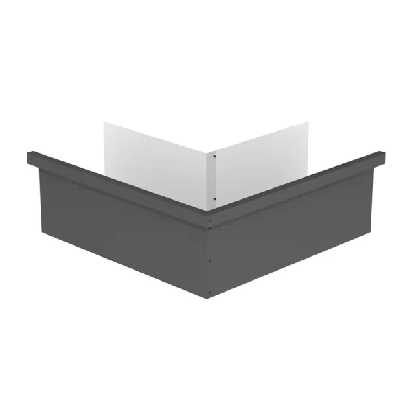 A Style Box Gutter - Cinammon Metals