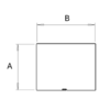 Cinnamon Metals - Rectangle downspout