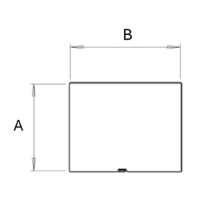 Cinnamon Metals - Rectangle downspout