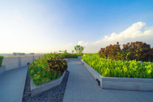 Green Roofing Cinnamon Metals