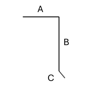 Drip edge no hem custom - Cinnamon Metals