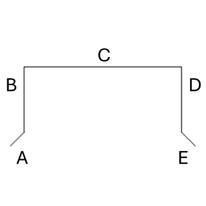Under plate for coping with no hem edges (custom) - Cinnamon Metals