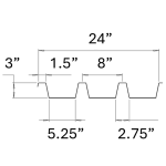 N Deck roofing panels for different applications by Cinnamon Metals