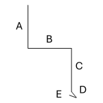 Drip edge with back flashing (custom) by Cinnamon Metals