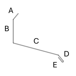Cinnamon Metals - End Wall flashing with seal quick