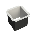 Outlet for downspout, Leader heads and Gutters by Cinnamon Metals